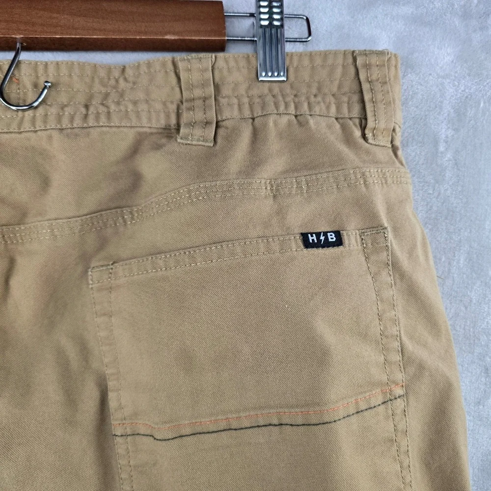 Howler Brothers Frontside 5-Pocket Pants Mens 40x32 Tan Cordura Stretch Canvas